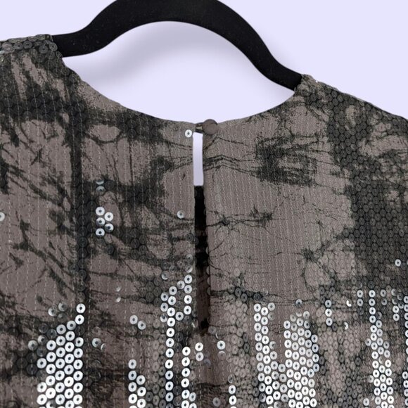 Parker 100% Silk Sequin Dress - Picture 7 of 10